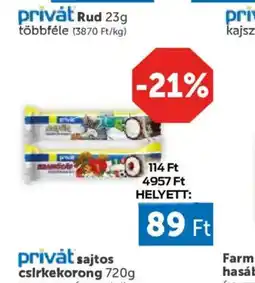 PRIVÁT privát Rud ajánlat