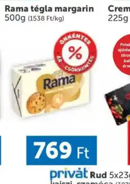 PRIVÁT Rama tégla margarin ajánlat