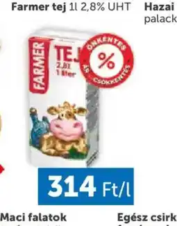 PRIVÁT Farmer tej ajánlat