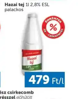 PRIVÁT Hazai tej palackos ajánlat