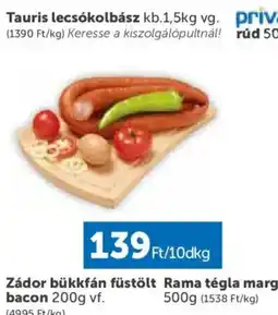 PRIVÁT Tauris lecskolbász ajánlat