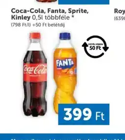PRIVÁT Coca-Cola, Fanta, Sprite, Kinley üdítő ajánlat