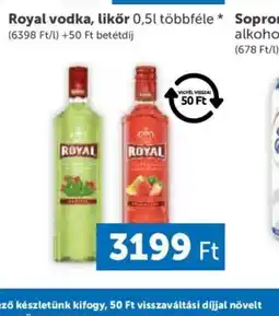 PRIVÁT Royal vodka, likőr ajánlat