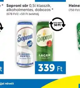 PRIVÁT Soproni sör ajánlat
