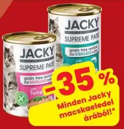 Spar Jacky macskaeledel ajánlat