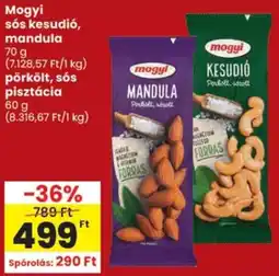 Spar Mogyi sós kesudió, mandula ajánlat