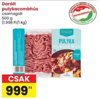 Spar Darált pulykacombhús ajánlat