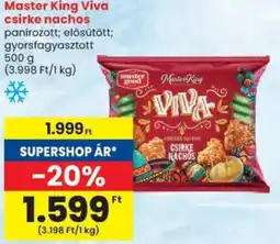 Spar Master King Viva csirke nachos ajánlat