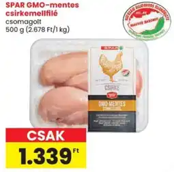 Spar SPAR GMO-mentes csirkemellfilé ajánlat