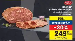 Spar Regnum préselt disznósajt ajánlat
