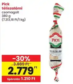 Spar Pick téliszalámi ajánlat