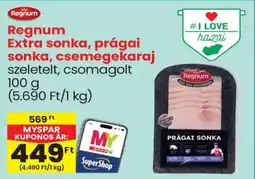 Spar Regnum Extra sonka, prágai sonka, csemegekaraj ajánlat