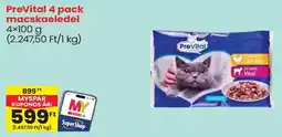 Spar PreVital 4 pack macskaeledel ajánlat