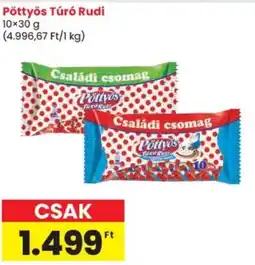 Spar Pöttyös Túró Rudi ajánlat