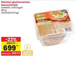 Spar Balviten gluténmentes barna kenyér ajánlat