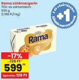 Spar Rama sütőmargarin ajánlat