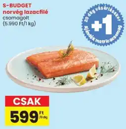 Spar S-BUDGET norvég lazacfilé ajánlat