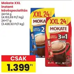 Spar Mokate XXL instant kávéspecialitás ajánlat