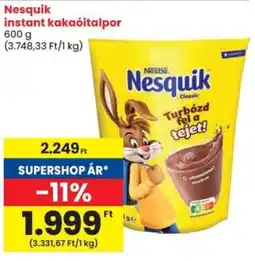 Spar Nesquik instant kakaóitalpor ajánlat