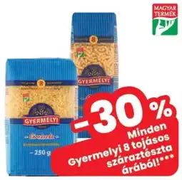 Spar Gyermelyi 8 tojásos száraztészta ajánlat
