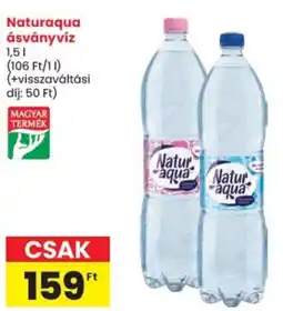 Spar Naturaqua ásványvíz ajánlat