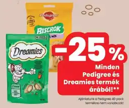 Spar Pedigree és Dreamies termék ajánlat