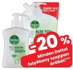 Spar Dettol folyékony szappan ajánlat