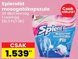 Spar Splendid mosogatókapszula ajánlat