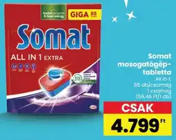 Spar Somat mosogatógéptabletta ajánlat