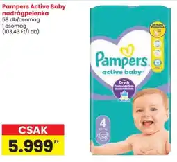 Spar Pampers Active Baby nadrágpelenka ajánlat