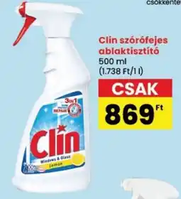 Spar Clin szórófejes ablaktisztító ajánlat