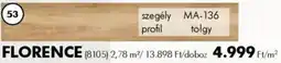 Diego Vízálló padló Florence ajánlat