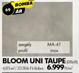 Diego Vízálló padló Bloom Uni Taupe ajánlat