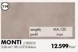 Diego Vízálló padló Monti ajánlat
