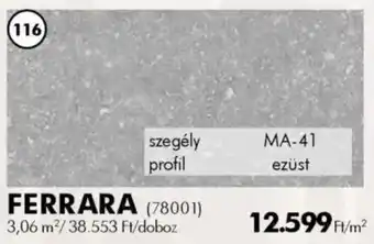 Vízálló padló Ferrara