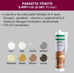 Diego Parketta Tömítő ajánlat