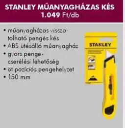 Diego Stanley Műanyagházas kés ajánlat