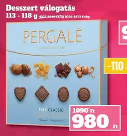 Vil-For PERGALE Desszert válogatás ajánlat