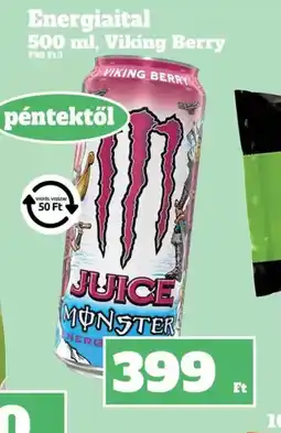 Vil-For MONSTER JUICE Energiaital ajánlat