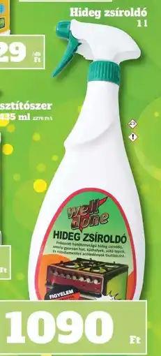 Vil-For Well Done Hideg zsírold ajánlat