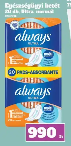 Vil-For ALWAYS Egészségügyi betét ajánlat