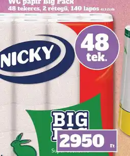 Vil-For NICKY WC papír Big Pack ajánlat
