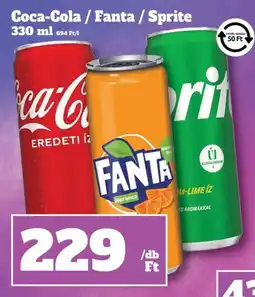 Vil-For Coca-Cola / Fanta / Sprite ajánlat