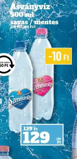 Vil-For Szentkirályi Ásványvíz ajánlat