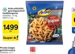 Tesco Aviko elősütött hasábburgonya ajánlat