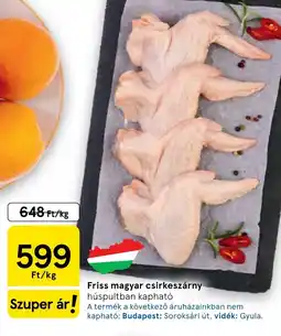 Tesco Friss magyar csirkeszárny ajánlat
