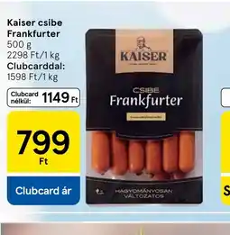 Tesco Kaiser csibe Frankfurter ajánlat