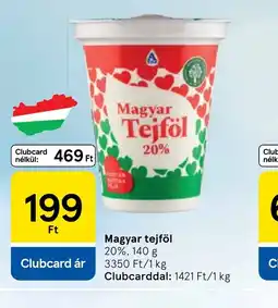Tesco Magyar tejföl ajánlat