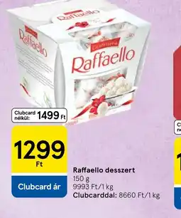 Tesco Raffaello desszert ajánlat