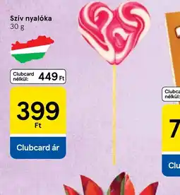 Tesco Szív nyalka ajánlat